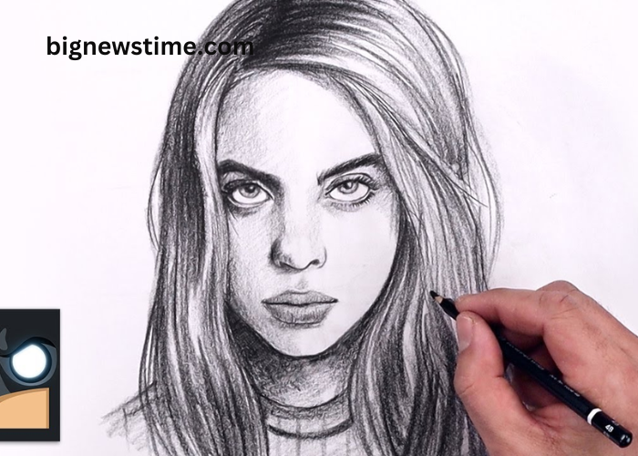 drawing:23vyczbybxu= billie eilish