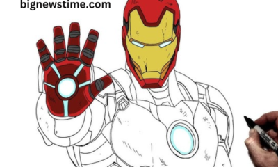 drawing:87jkshjvdkw= iron man