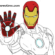 drawing:87jkshjvdkw= iron man